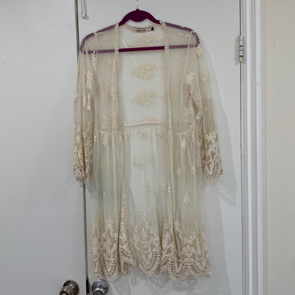 Lace Sheer Robe